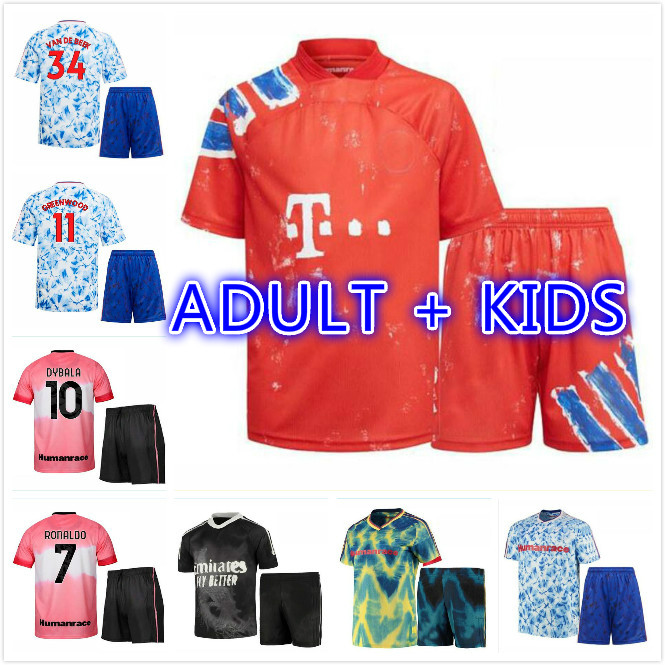 ADULT + KIDS KIT Real Madrid HRFC Soccer Jerseys 2020 21 MAN UTD Human Race HUMANRACE Worn football shirts CLASSIC KIT Kids suit, Grey
ADULT + KIDS KIT Real Madrid HRFC Soccer Jerseys 2020 21 MAN UTD Human Race HUMANRACE Worn football shirts CLASSIC KIT Kids suit, Grey