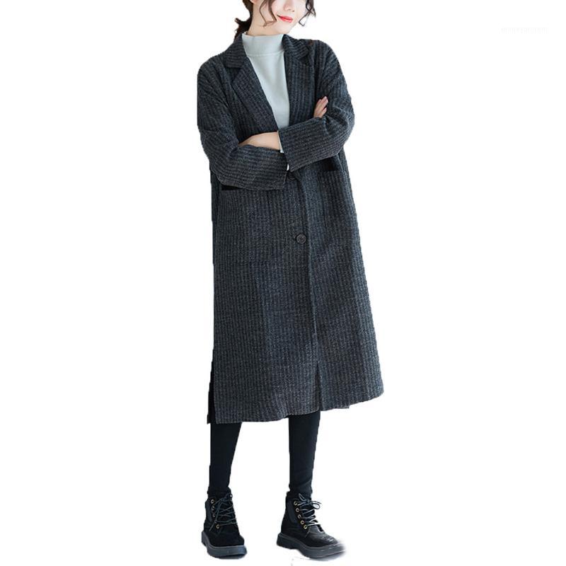CHAMSGEND Loose Women Wool Blend Warm Long Coat Office Work Wear Turn-down Collar Long Single Breasted Coats For Women1, Bk
CHAMSGEND Loose Women Wool Blend Warm Long Coat Office Work Wear Turn-down Collar Long Single Breasted Coats For Women1, Bk