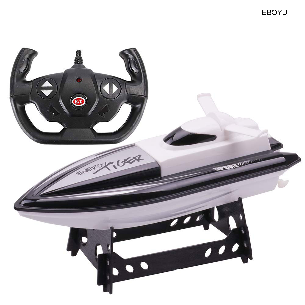 EBOYU 301 High Speed RC Boat Remote Control Race Boat 4 Channels for Pools, Lakes and Outdoor Adventure (Only Works In Water), Blue
EBOYU 301 High Speed RC Boat Remote Control Race Boat 4 Channels for Pools, Lakes and Outdoor Adventure (Only Works In Water), Blue
