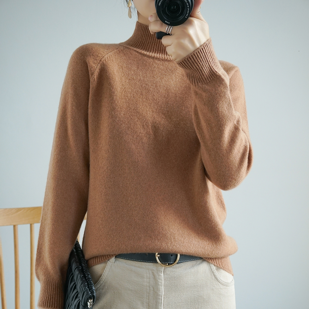 2021 High quality Thicker Warm for Woman 100% Pure Knitted Sweater New Fashion Ladiese Turteneck Wool Female Pullovers S5XI, Beige 
2021 High quality Thicker Warm for Woman 100% Pure Knitted Sweater New Fashion Ladiese Turteneck Wool Female Pullovers S5XI, Beige