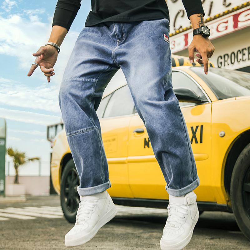 Straight-leg pants plus size wide-leg jeans denim big long men jeans autumn trend trousers loose dropship, Photo color
Straight-leg pants plus size wide-leg jeans denim big long men jeans autumn trend trousers loose dropship, Photo color