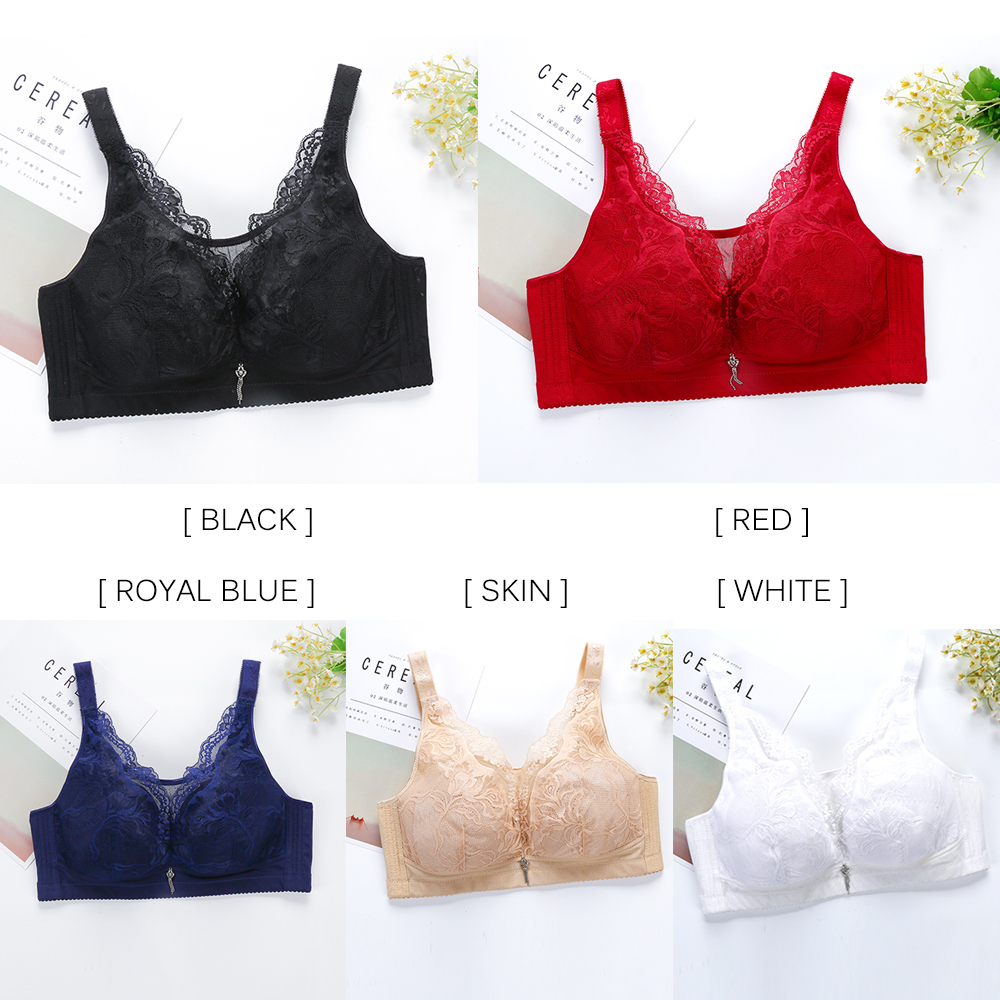 Perfering Sexy Lace Plus Size Bra Push Up Bra For Women C D E Brallete Minimizer Big Brassiere Black Bragas Mujer Boob Tube Top 201202