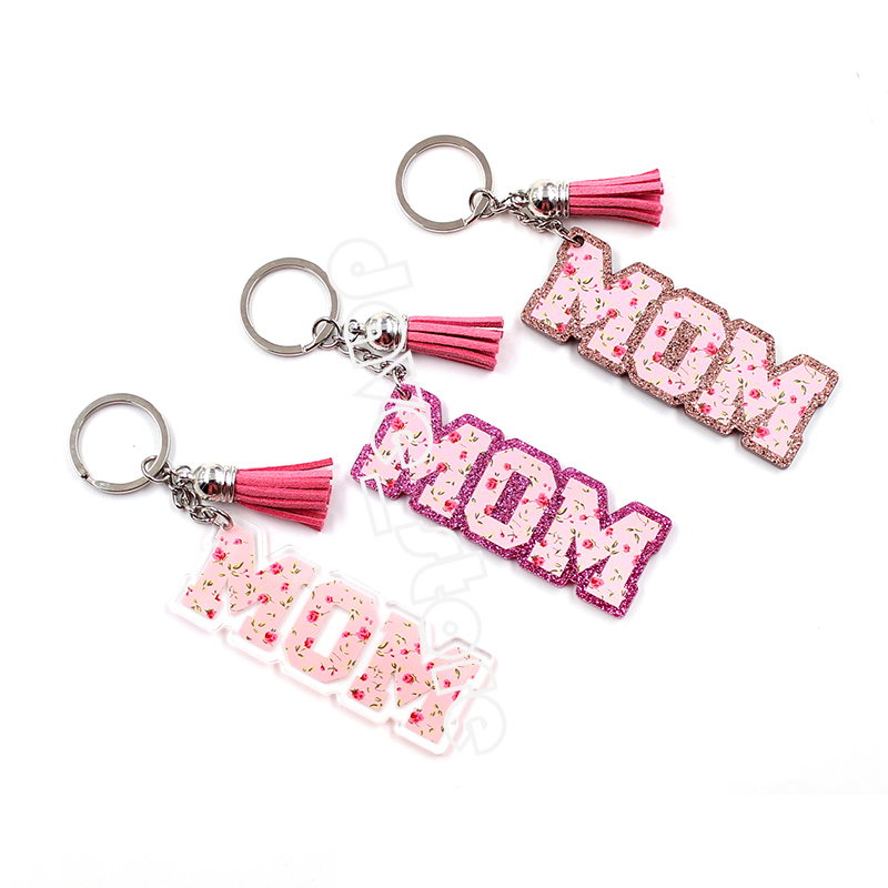 Acrylic Keychain Pendant Creative MOM Tassel Keychain Mother's Day Gift Luggage Decoration Keyring Key Chain
Acrylic Keychain Pendant Creative MOM Tassel Keychain Mother's Day Gift Luggage Decoration Keyring Key Chain