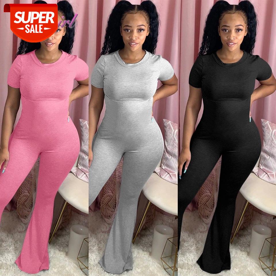 Women Solid O-Neck Short Sleeve Boot Cut Bikers Jumpsuit Bell Bottoms One Piece Wide Leg Flare Pants Romper Outfit Overalls #Mx8y, Black;white
Women Solid O-Neck Short Sleeve Boot Cut Bikers Jumpsuit Bell Bottoms One Piece Wide Leg Flare Pants Romper Outfit Overalls #Mx8y, Black;white