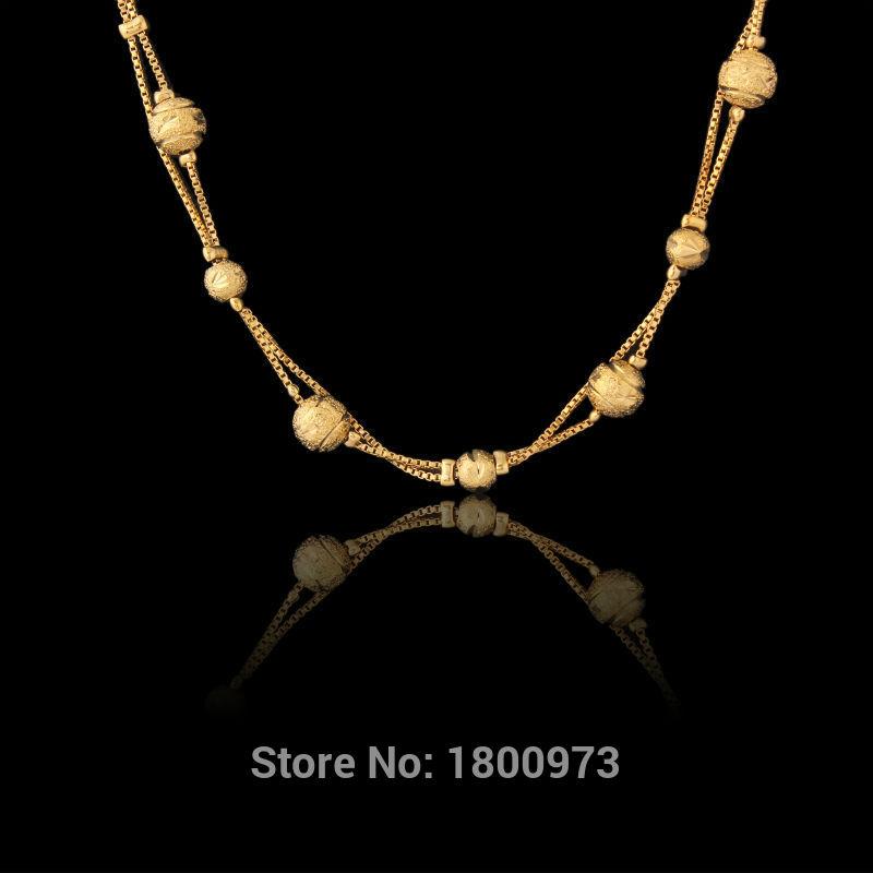 Chokers Gold Ball Necklace18K Color Chain & Link Necklace Trendy Necklaces Women&Men Gift
Chokers Gold Ball Necklace18K Color Chain & Link Necklace Trendy Necklaces Women&Men Gift