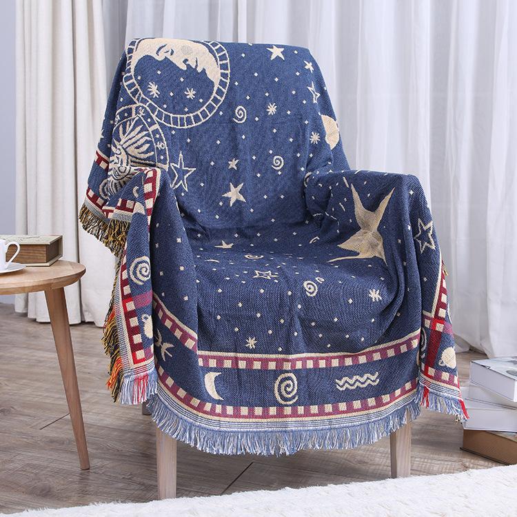 Starry sky non-slip sofa towel cover cotton carpet blanket Geometric patterns woven home decorative multifunction thicken rug
Starry sky non-slip sofa towel cover cotton carpet blanket Geometric patterns woven home decorative multifunction thicken rug