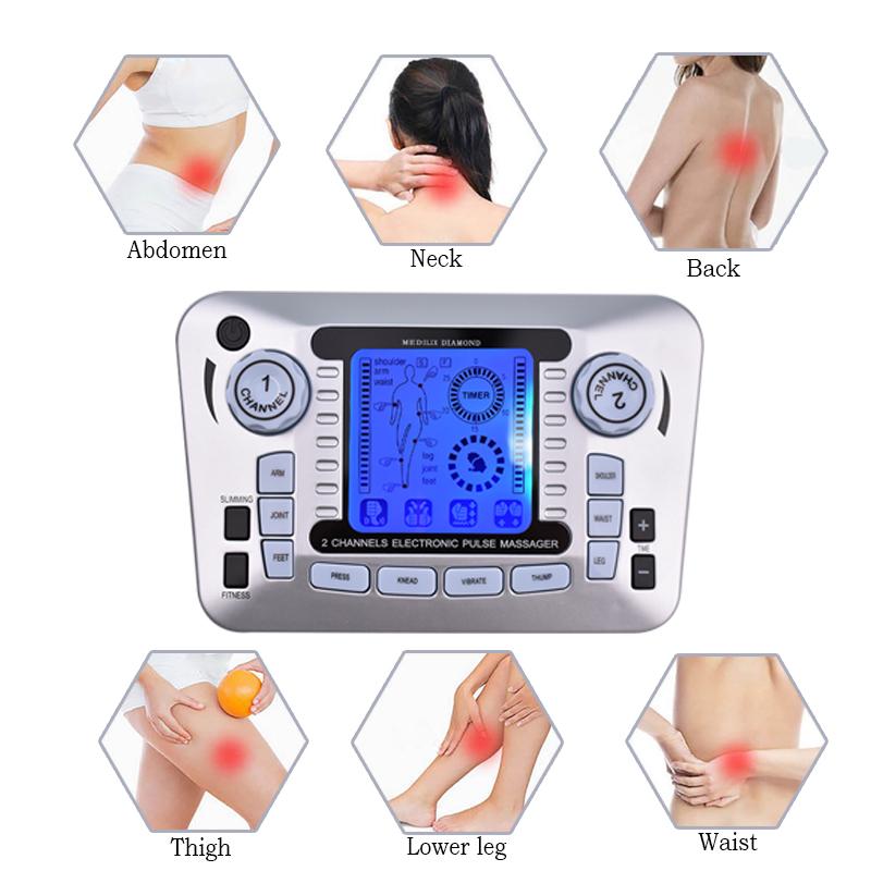 Electrical Nerve Relax Muscle Stimulator Acupuncture Fat Burner Pain Relief Electronic Pulse Massager Tens EMS Slimming Machine
Electrical Nerve Relax Muscle Stimulator Acupuncture Fat Burner Pain Relief Electronic Pulse Massager Tens EMS Slimming Machine