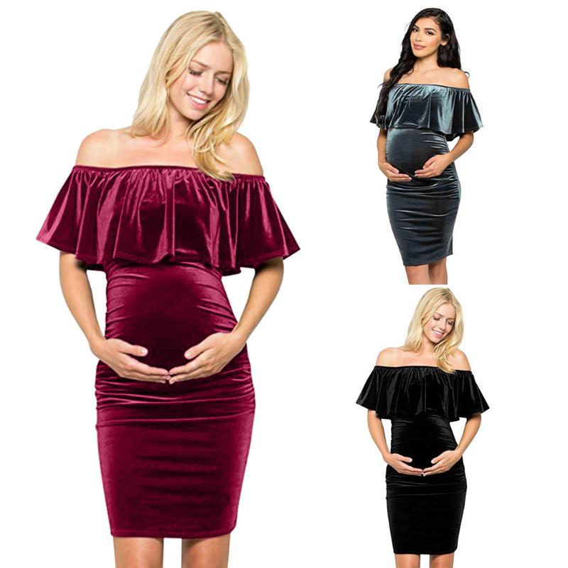 2021 maternity clothes dress plus size Velvet one-shoulder maternity dress A-line dresses summer Q1202, Green
2021 maternity clothes dress plus size Velvet one-shoulder maternity dress A-line dresses summer Q1202, Green