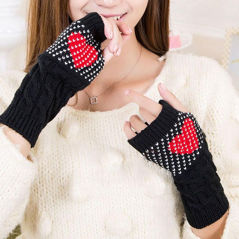Five Fingers Gloves Quality Winter Women Fingerless Fashion Heart Knitted Fitness Girls Hand Warm Mittens Autumn
Five Fingers Gloves Quality Winter Women Fingerless Fashion Heart Knitted Fitness Girls Hand Warm Mittens Autumn