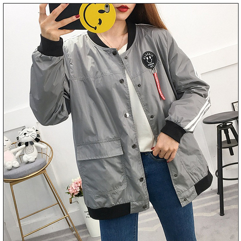 New Women's Autumn Coat Extra Large Casual Size Solid Color Single-breasted From Women Wild Jacket H5aa 7NIF, Black.
New Women's Autumn Coat Extra Large Casual Size Solid Color Single-breasted From Women Wild Jacket H5aa 7NIF, Black.