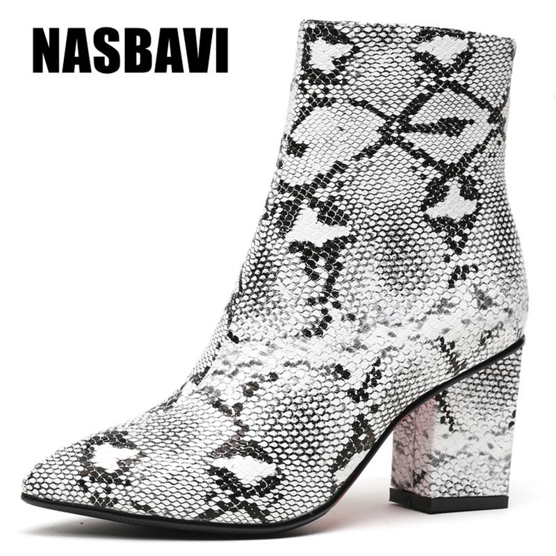 Print Snake Pu Women Ankle Boots Zip Pointed Toe Footwear Thick High Heels Female Boot Party Shoes Women New New Spring, Snake (winter)
Print Snake Pu Women Ankle Boots Zip Pointed Toe Footwear Thick High Heels Female Boot Party Shoes Women New New Spring, Snake (winter)