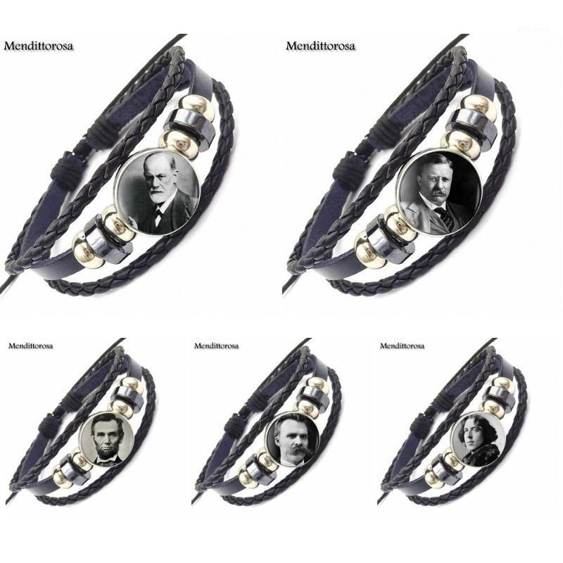 Charm Bracelets Wilde Sigmund Freud Beethoven Lincoln For Women Party Gift Glass Cabochon Jewelry With Statement Black Leather Bracelet Bang
Charm Bracelets Wilde Sigmund Freud Beethoven Lincoln For Women Party Gift Glass Cabochon Jewelry With Statement Black Leather Bracelet Bang
