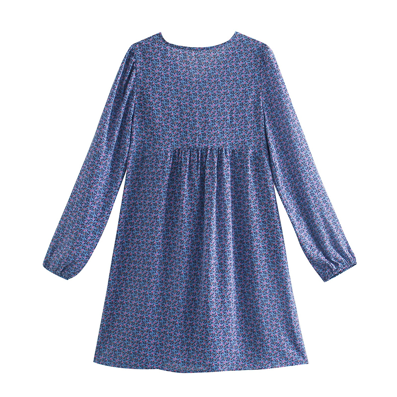 2021 New Chiffon Dresses Womens Neck Full Sleeve Floral Print Clothing Street Style Spring Summer K06n, Blue
2021 New Chiffon Dresses Womens Neck Full Sleeve Floral Print Clothing Street Style Spring Summer K06n, Blue