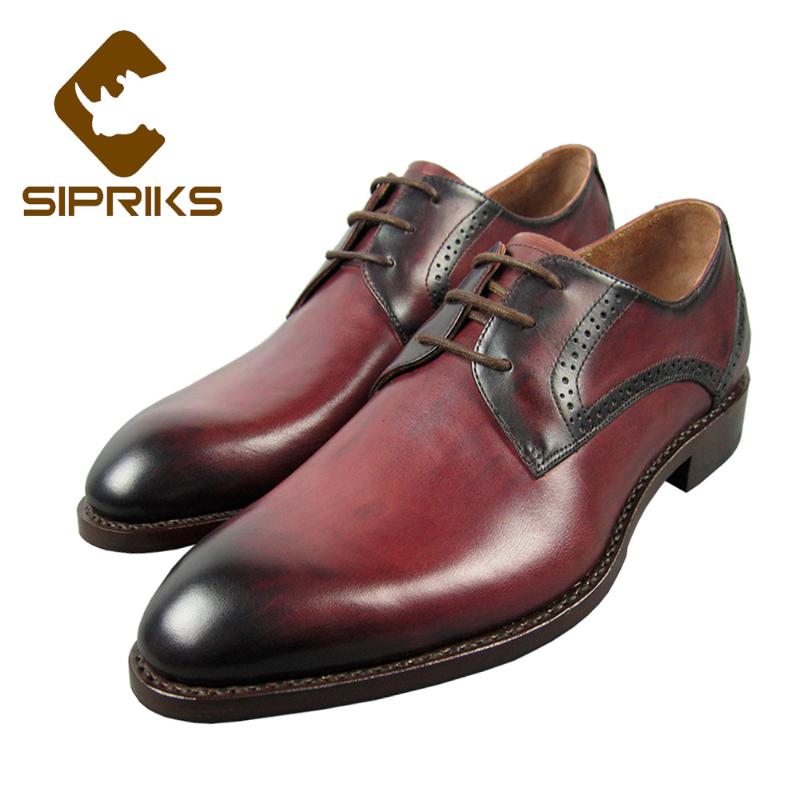 Sipriks Genuine Leather Rose Red Dress Shoes For Men Italian Custom Goodyear Welted Shoes Top Quality Formal Tuxedo, Black
Sipriks Genuine Leather Rose Red Dress Shoes For Men Italian Custom Goodyear Welted Shoes Top Quality Formal Tuxedo, Black