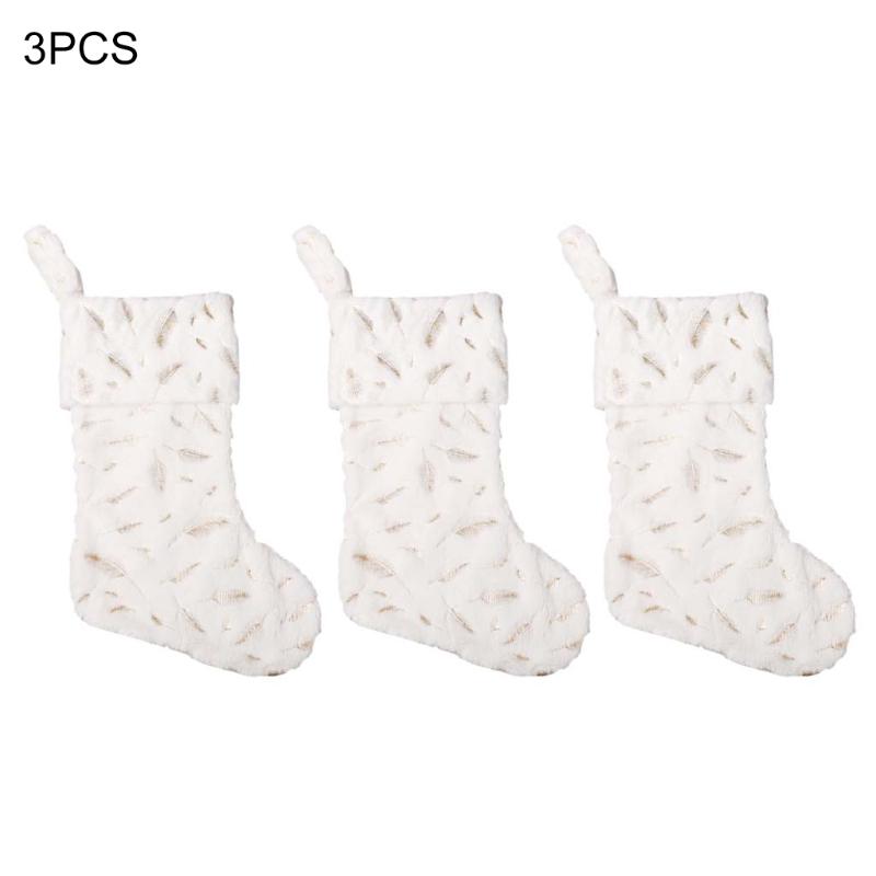 3pcs Christmas Stocking Socks Faux Fur Feather Candy Bag Gifts Hanging Pendant Xmas Tree Fireplace Decoration
3pcs Christmas Stocking Socks Faux Fur Feather Candy Bag Gifts Hanging Pendant Xmas Tree Fireplace Decoration