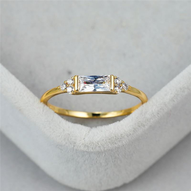 Cute Female White Square Crystal Ring Vintage Yellow Gold Wedding Rings For Women Small Round Zircon Thin Engagement Ring
Cute Female White Square Crystal Ring Vintage Yellow Gold Wedding Rings For Women Small Round Zircon Thin Engagement Ring