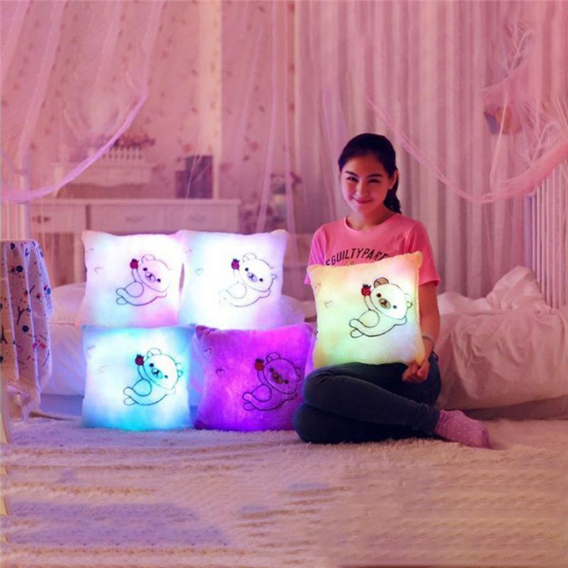 Luminous Pillow Square Cushion Colorful Glowing Pillow Plush Doll Led Light Toys For Girl Kids Birthday Bedroom Decoration U3
Luminous Pillow Square Cushion Colorful Glowing Pillow Plush Doll Led Light Toys For Girl Kids Birthday Bedroom Decoration U3