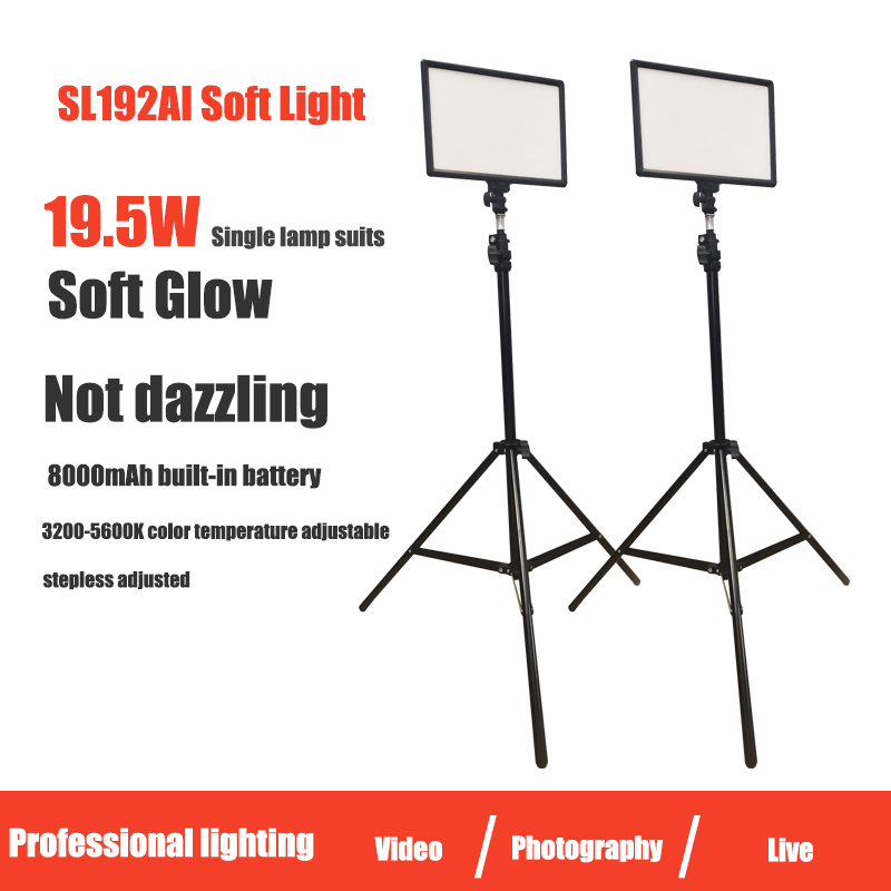 Soft filling lighting LED photography video set live broadcasting studio professional film and television
Soft filling lighting LED photography video set live broadcasting studio professional film and television