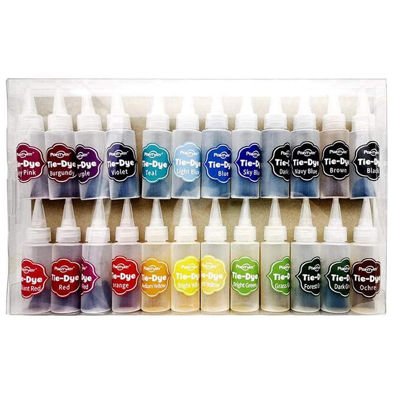 HOT-24Pcs Tie-Dye Kit Fabric Textile Paints Vibrant Fabric Textile One-Step Tie Dye Art Set,Clothing Dye,Tie Dye Pigment Kit
HOT-24Pcs Tie-Dye Kit Fabric Textile Paints Vibrant Fabric Textile One-Step Tie Dye Art Set,Clothing Dye,Tie Dye Pigment Kit