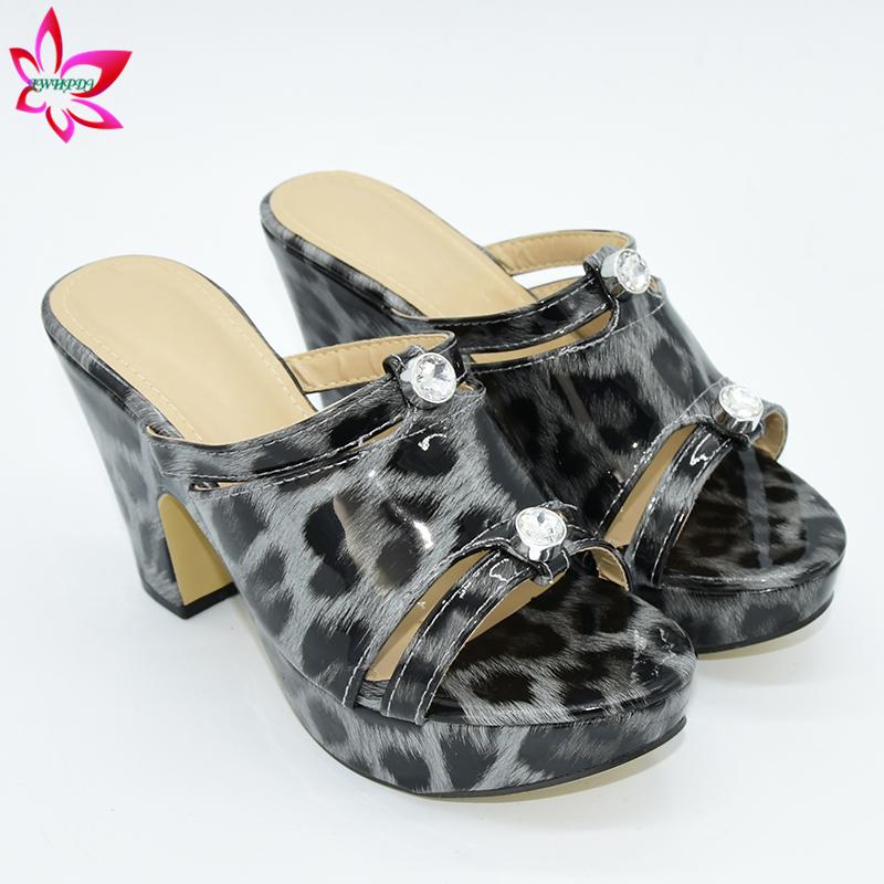 Comfortable Heels Black leopard African Women Sandals High Quality Sweet Style for Royal Wedding Party Slingbacks Slipper
Comfortable Heels Black leopard African Women Sandals High Quality Sweet Style for Royal Wedding Party Slingbacks Slipper
