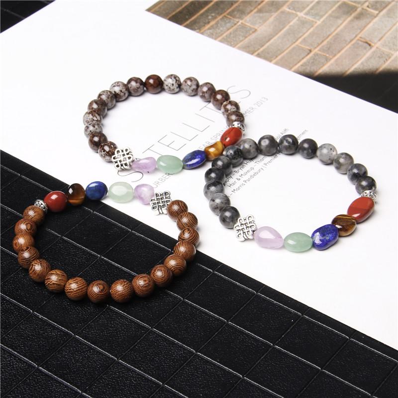 Silver Color Charm Chinese Knot Pulsera Prayer Jewelry Natural Chakra Stone Beads Bracelets Men Vintage Elastic Bangle For Women
Silver Color Charm Chinese Knot Pulsera Prayer Jewelry Natural Chakra Stone Beads Bracelets Men Vintage Elastic Bangle For Women