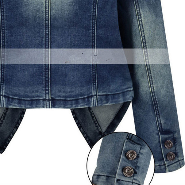 6XL Outerwear Large Size Women's Jean Jacket Spring Slim Blue Dzhinsovki Plus Size Denim Coat Female Cardigan Spring Jean Coats 201112