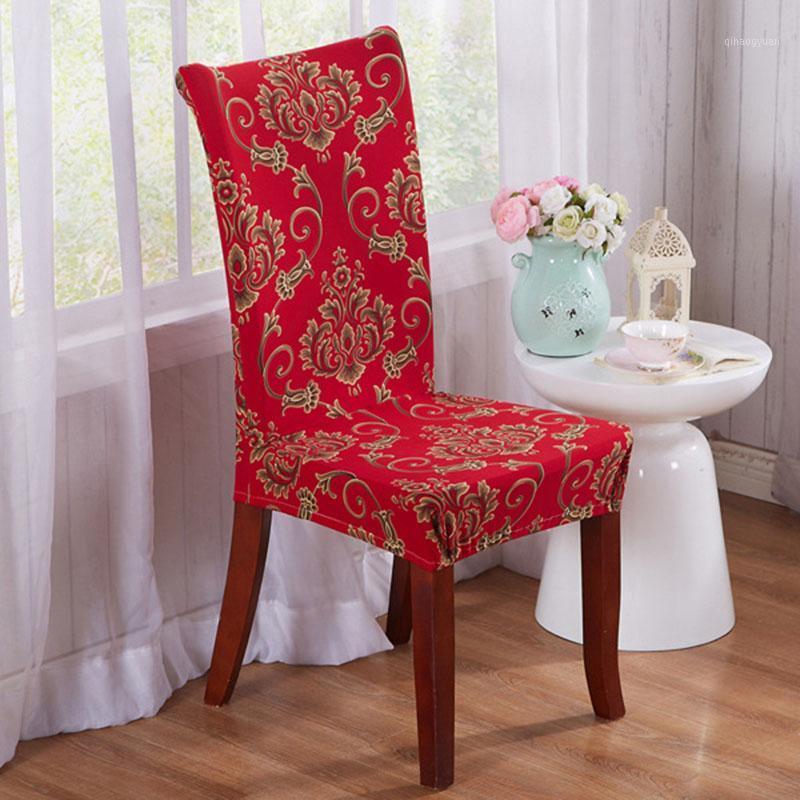 European Print Chair Cover One-Piece Dining Chair Seat Case Stretch Slipcover Home Decor Anti-Dirty Protection Covers 1PC1
European Print Chair Cover One-Piece Dining Chair Seat Case Stretch Slipcover Home Decor Anti-Dirty Protection Covers 1PC1