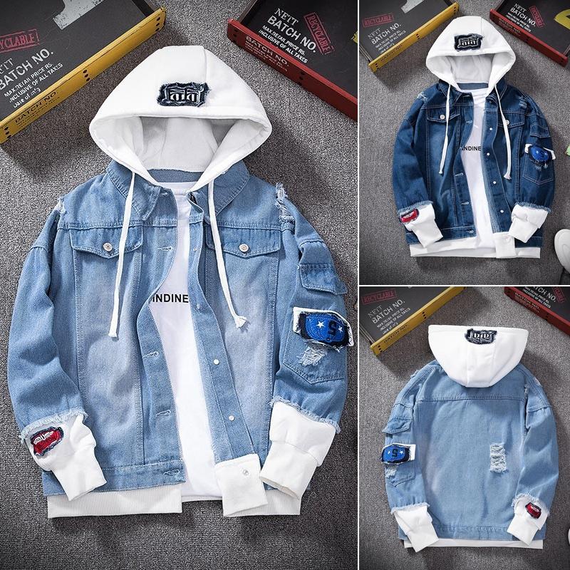 Men Jeans Jacket Hooded Jeans Coat Men Denim Jacket With Hood Autumn Casual Coat Streetwear Hip Hop Casual For, Wish906 dark blue
Men Jeans Jacket Hooded Jeans Coat Men Denim Jacket With Hood Autumn Casual Coat Streetwear Hip Hop Casual For, Wish906 dark blue