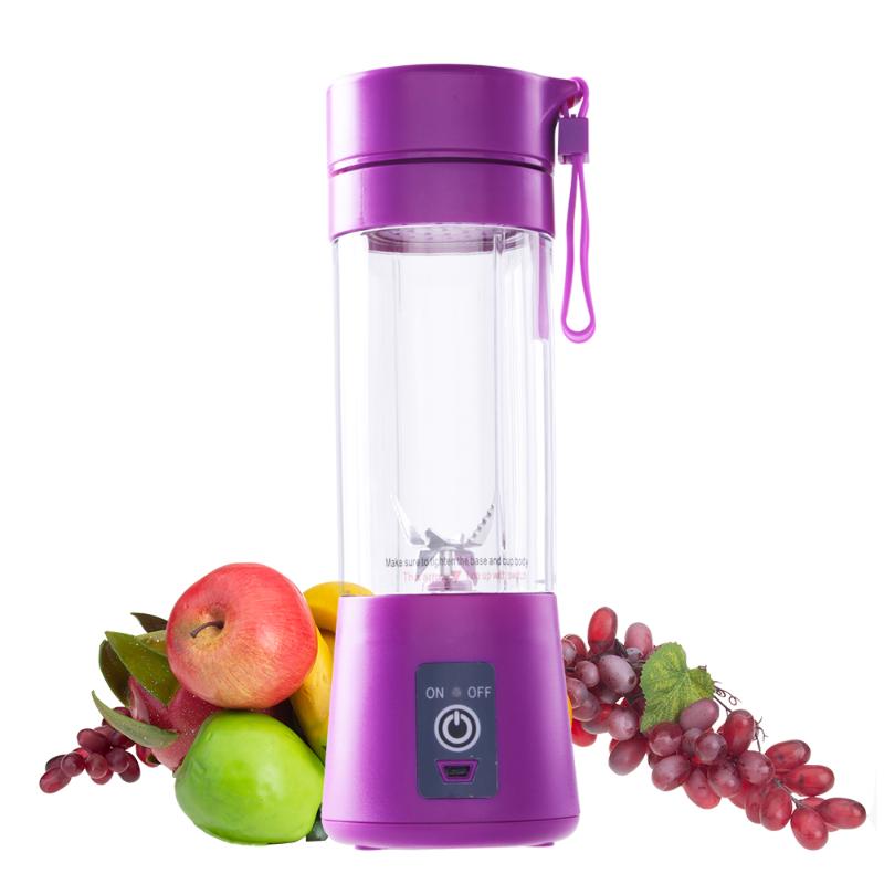 400ml USB Rechargeable Blender Mixer Portable Mini Juicer Juice Machine Smoothie Maker Household Juice Extractor Juicers Cup
400ml USB Rechargeable Blender Mixer Portable Mini Juicer Juice Machine Smoothie Maker Household Juice Extractor Juicers Cup