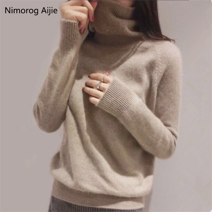 Autumn Winter sweater women new turtleneck Cashmere sweater Plus Sizes sweaters knitwear pullover women sweater Winter tops 201223