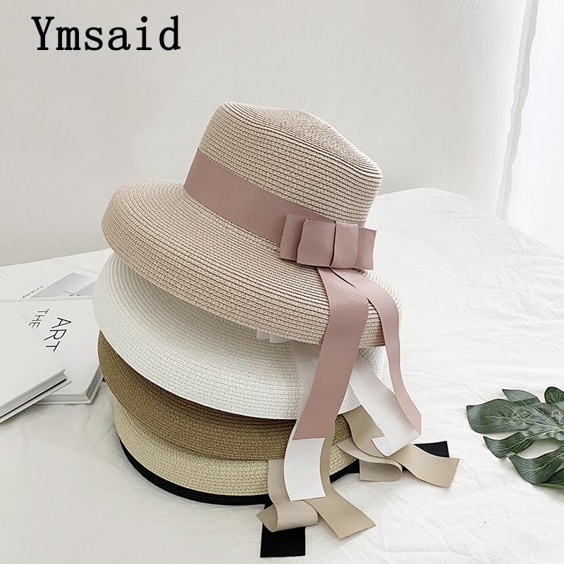 Wide Brim Hats 2021 Summer Sun Hat Bow Straw Visor Temperament Flat Panama Women's Sea Beach Vacation Leisure Sunscreen, White
Wide Brim Hats 2021 Summer Sun Hat Bow Straw Visor Temperament Flat Panama Women's Sea Beach Vacation Leisure Sunscreen, White