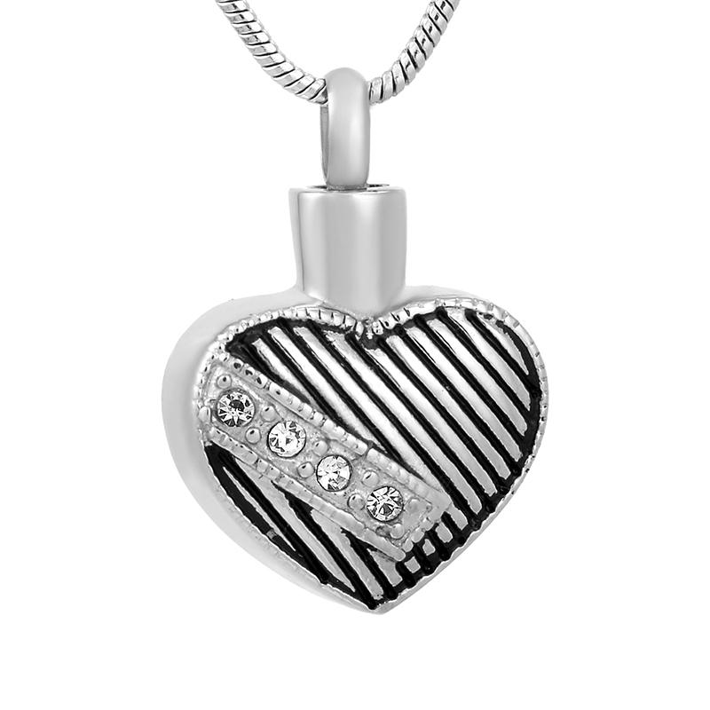 IJD9599 Crystal Heart Stainless Steel Cremation Jewelry for Ashes Urn Keepsake Pendant Necklace Memorial Gift for Women Jewelry
IJD9599 Crystal Heart Stainless Steel Cremation Jewelry for Ashes Urn Keepsake Pendant Necklace Memorial Gift for Women Jewelry