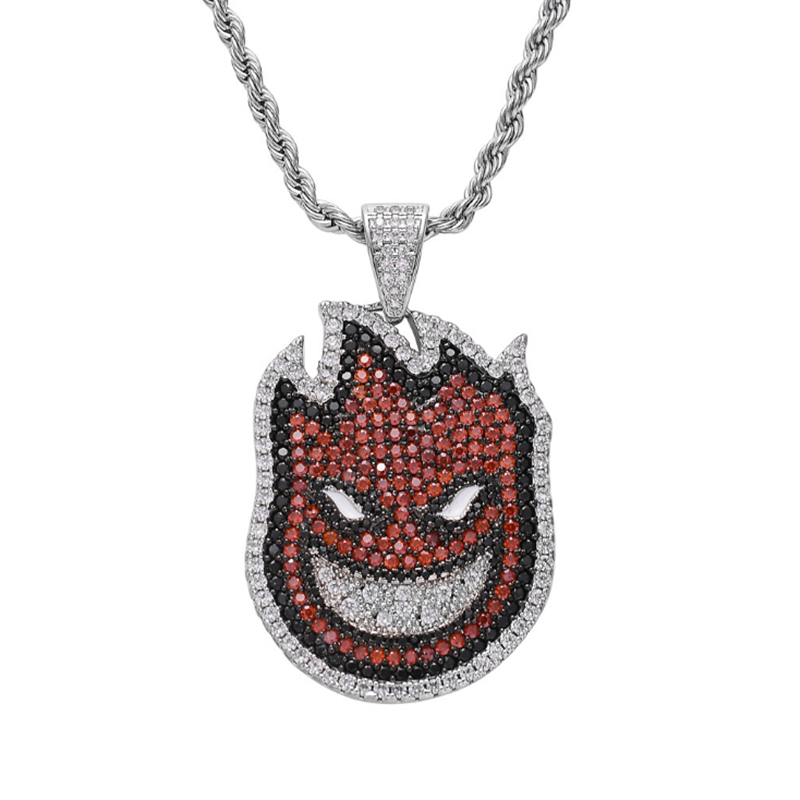 Cubic Zircon Hip Hop Fire Man Pendant Men Necklace High Quality Rock Chain Link Luxury Jewelry
Cubic Zircon Hip Hop Fire Man Pendant Men Necklace High Quality Rock Chain Link Luxury Jewelry