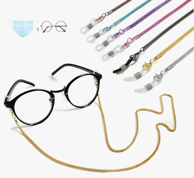 Hotsale&Fashion Lightweight Metal Face Mask/Sunglasses Readingglasses Chain rope neck cord retainer silicon loop silver gold
Hotsale&Fashion Lightweight Metal Face Mask/Sunglasses Readingglasses Chain rope neck cord retainer silicon loop silver gold