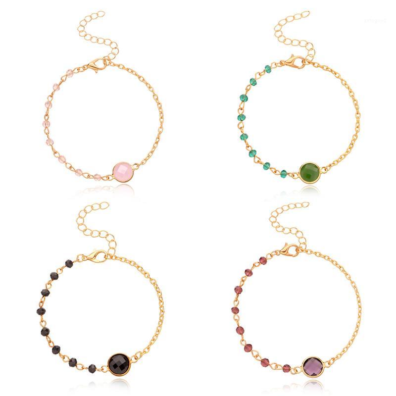 Charm Bracelets 4 Colors Beautiful Bracelet For Women Colorful Round Glass Crystal Fashion Link Chain Wholesale1
Charm Bracelets 4 Colors Beautiful Bracelet For Women Colorful Round Glass Crystal Fashion Link Chain Wholesale1