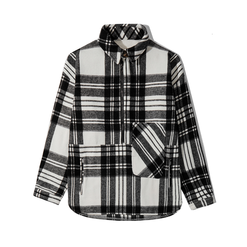 2021 Men Fashionsimple Long Sleeve Black White Plaid Shirts Mens Lapel Collar Casual Shirt New R8fj
2021 Men Fashionsimple Long Sleeve Black White Plaid Shirts Mens Lapel Collar Casual Shirt New R8fj