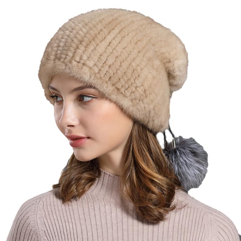 Fur Hat Women 100% Import Beanie Cap Winter Ear Warm With Silver Pompom Fashion Lady, Black
Fur Hat Women 100% Import Beanie Cap Winter Ear Warm With Silver Pompom Fashion Lady, Black