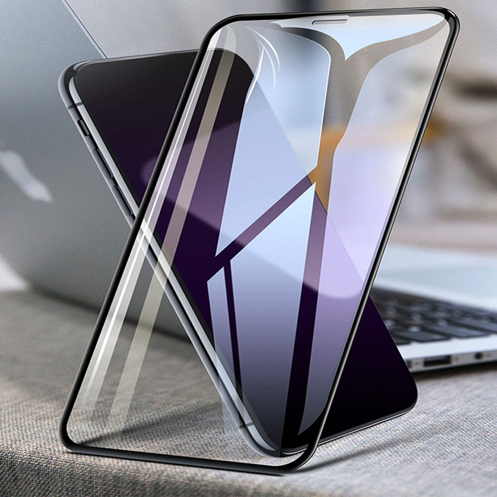 For iPhone 16 Pro Max 15 14 13 12 11 Plus Mini Full Glue Tempered Glass Mobile Cell Phone Screen Protector Film Cover Case 3D 9H Explosion-proof
