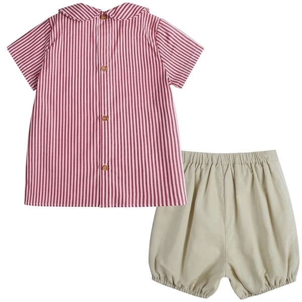 Baby Boy Clothes Set Children Boutique Clothing Suit Infant Cotton Shirt Pants Toddler Boys Spanish Outfits Birthday Party Show Y1105