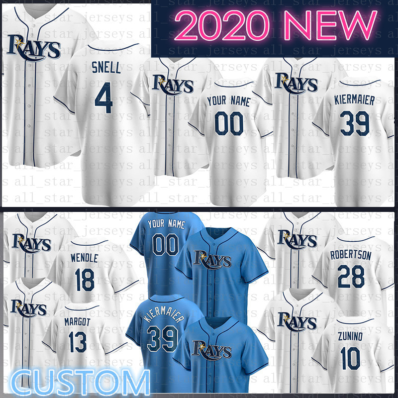 Tampa Custom Bay 39 Kevin Kiermaier Baseball Jersey 12 Wade Boggs 4 Blake Snell 11 Adeiny Hechavarria 27 Carlos Gomez CJ Cron Chris Archer, Blue;black
Tampa Custom Bay 39 Kevin Kiermaier Baseball Jersey 12 Wade Boggs 4 Blake Snell 11 Adeiny Hechavarria 27 Carlos Gomez CJ Cron Chris Archer, Blue;black