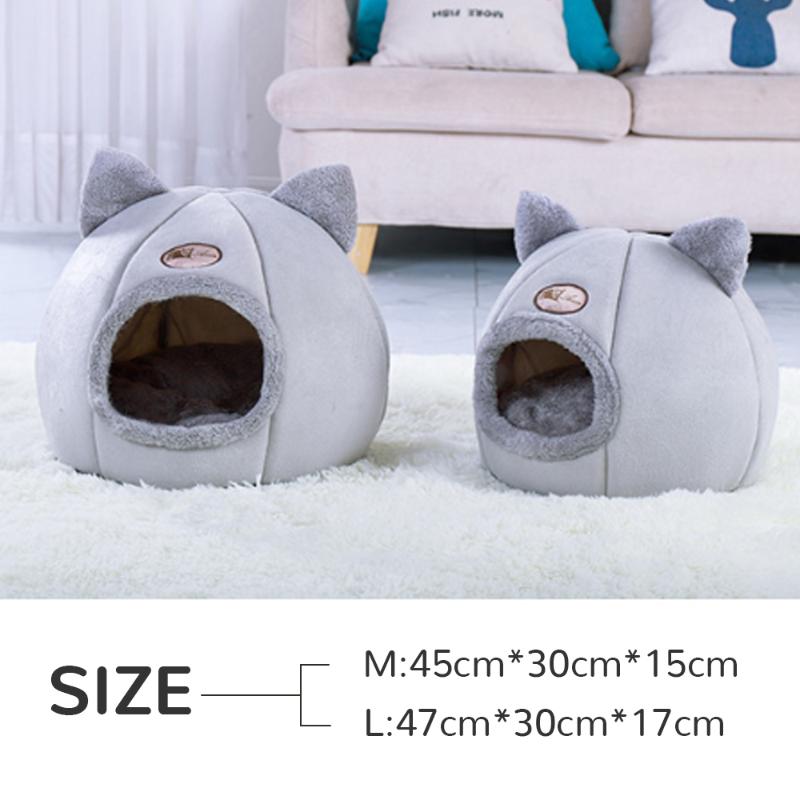 Warm Pet Cat Dog Bed Pet Cushion Kennel For Small Medium Large Dogs Cats Winter Bed Dog House Puppy Mat