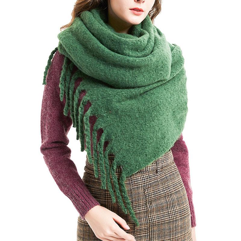 Warm Shawl and Wraps Soft Thicken Tassel Long Scarf Imitation Cashmere Scarves Autumn Winter Scarf Solid Color
Warm Shawl and Wraps Soft Thicken Tassel Long Scarf Imitation Cashmere Scarves Autumn Winter Scarf Solid Color