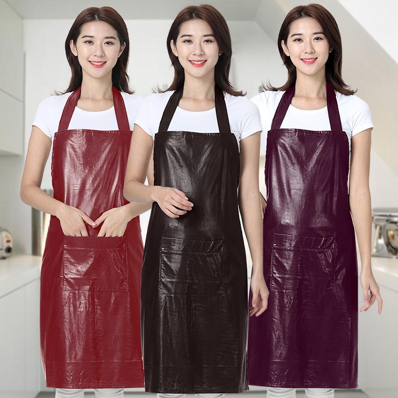 special waterproof and oil-proof adult gown kitchen household hanging neck anti-fouling soft leather overalls female
special waterproof and oil-proof adult gown kitchen household hanging neck anti-fouling soft leather overalls female