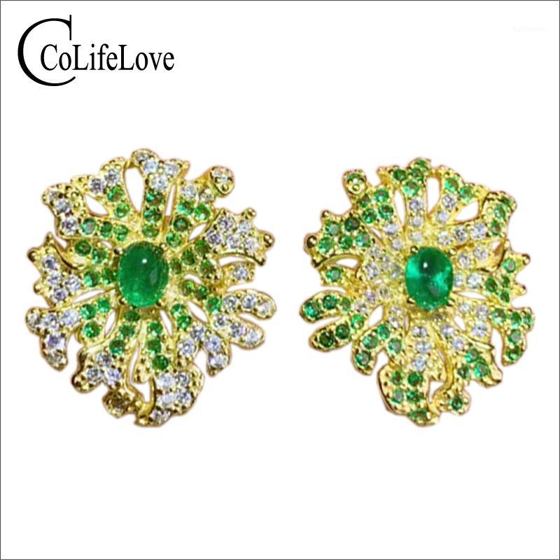 CoLife Jewelry Baroque Style Earrings for Party 3mm*4mm Natural Emerald Stud Earrings 925 Silver Emerald Jewelry1
CoLife Jewelry Baroque Style Earrings for Party 3mm*4mm Natural Emerald Stud Earrings 925 Silver Emerald Jewelry1