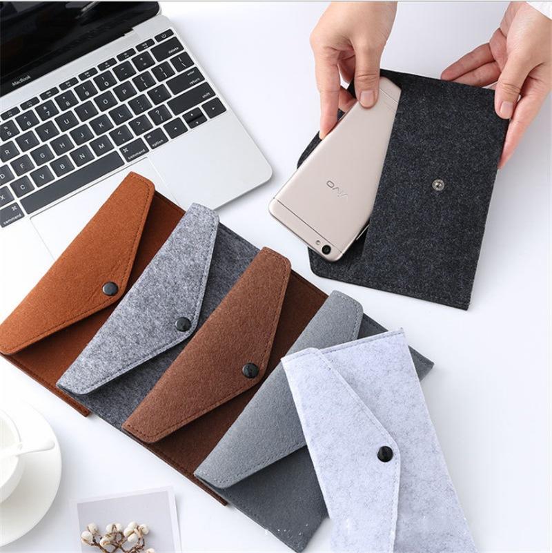 Wholesale Coin Purse Wallets Package Felt Mobile Phone Bag Case Universal Cell Holder Envelope Locking Cloth
Wholesale Coin Purse Wallets Package Felt Mobile Phone Bag Case Universal Cell Holder Envelope Locking Cloth