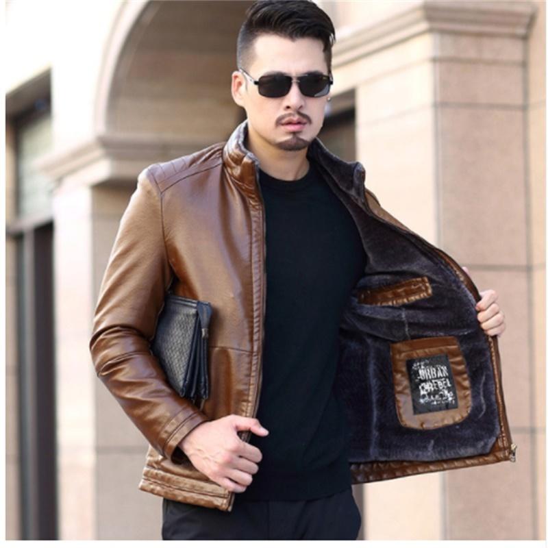 plus size 8XL 7XL 6X Leather Jacket Men Winter Leanther Jacket Solid Thick Coat Male Thermal Fleece Casual Stand Collar Clothing
plus size 8XL 7XL 6X Leather Jacket Men Winter Leanther Jacket Solid Thick Coat Male Thermal Fleece Casual Stand Collar Clothing