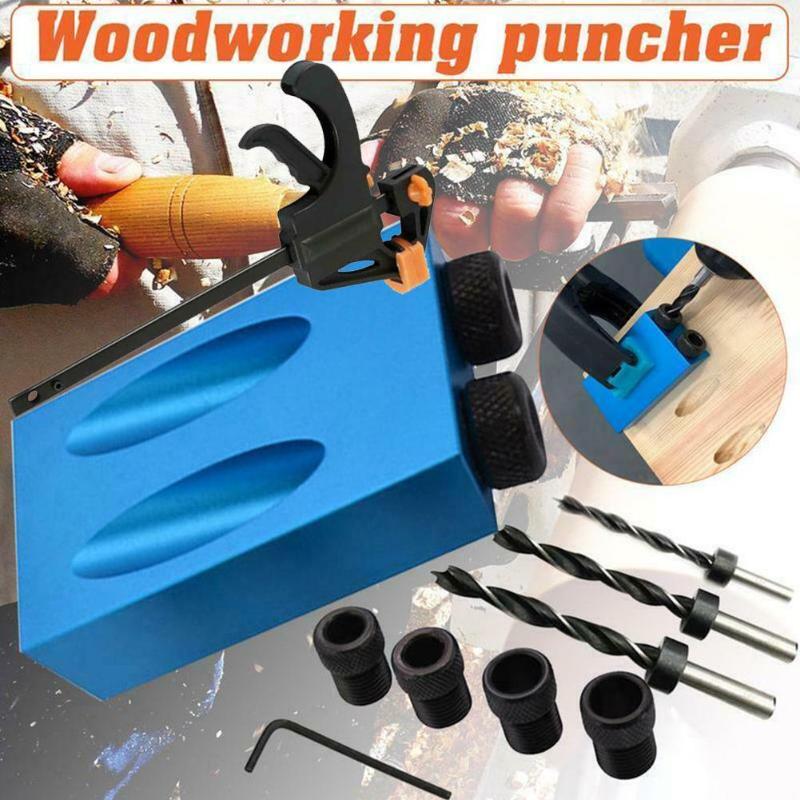 Oblique Hole Locator Drill Bit 14pcs/ 9pcs Woodworking Carpentry Pocket Jig Drill Guide Hole Puncher DIY Set Tool Angl C9X8
Oblique Hole Locator Drill Bit 14pcs/ 9pcs Woodworking Carpentry Pocket Jig Drill Guide Hole Puncher DIY Set Tool Angl C9X8
