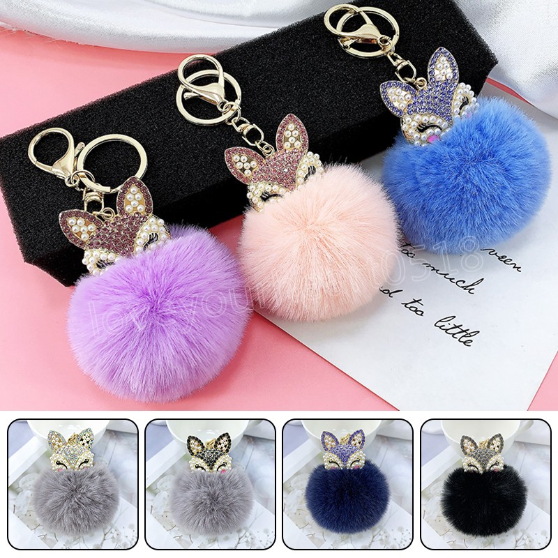 Cute Mini Fox Pendant Keychains For Women Girls Fluffy Fur Key Ring Chains Pompom Ball Rhinestone Car Keyring Holder Charm Bag
Cute Mini Fox Pendant Keychains For Women Girls Fluffy Fur Key Ring Chains Pompom Ball Rhinestone Car Keyring Holder Charm Bag