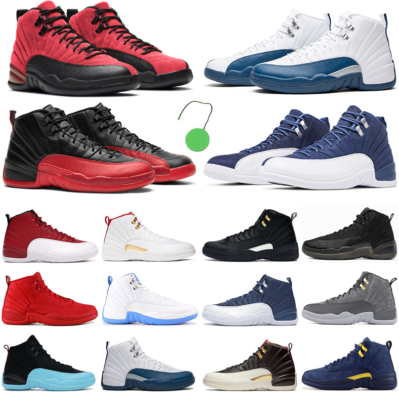 2021 New Mens basketball shoes jumpman 12 Dark Concord 12s Reverse Flu Game Royal red Indigo The Master men women outdoor fashion sneakers