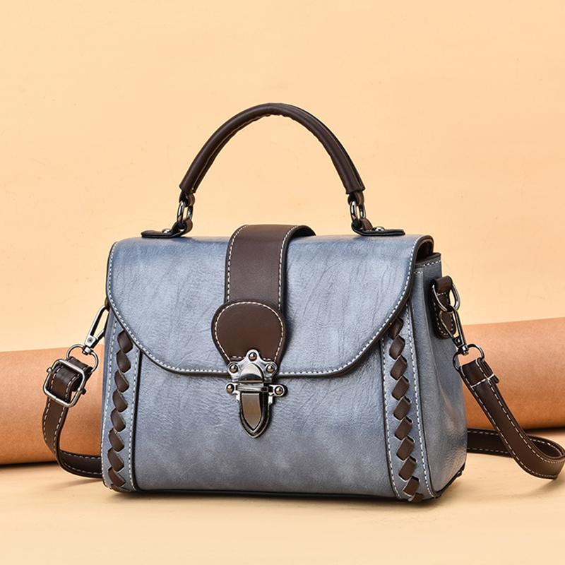 Classic PU Small Square Bag for Women's Thread High-quality Leather Lock Shoulder Bag Casual Lady Daily Crossbody Tote Bags Sac, Blue
Classic PU Small Square Bag for Women's Thread High-quality Leather Lock Shoulder Bag Casual Lady Daily Crossbody Tote Bags Sac, Blue